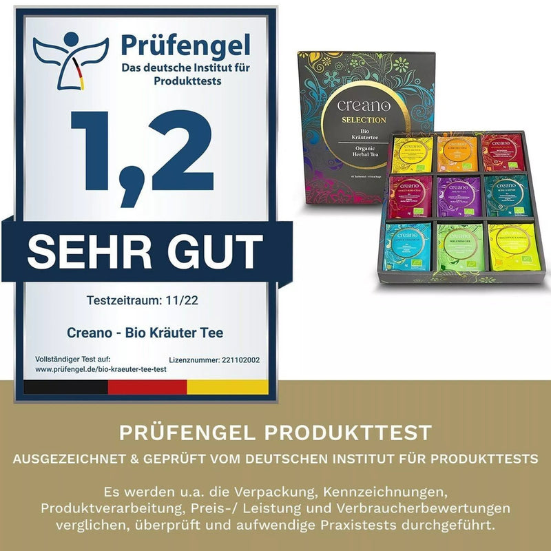 Cereano - BIO Teebeutel - Tee Geschenkset 45er Pack - selectedbyjule - Tee