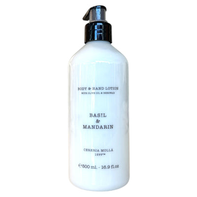 CERERIA MOLLA Körper - und Handlotion - Basil & Mandarin 500ml - selectedbyjule - Bodylotion