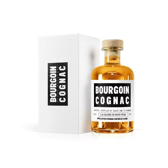 COGNAC XO, BOURGOIN COGNAC, GLORY MEINES VATERS 1990 35CL 43% - selectedbyjule - Spirituose