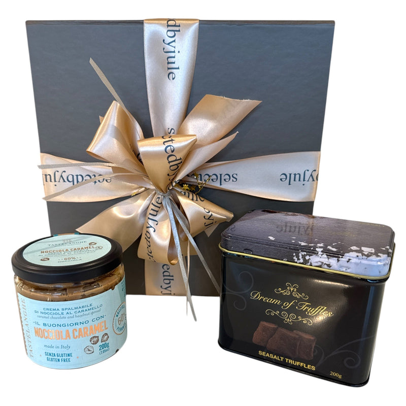 Geschenkbox "Nocciola Caramel & Dream of Truffles" - selectedbyjule - Schokocreme