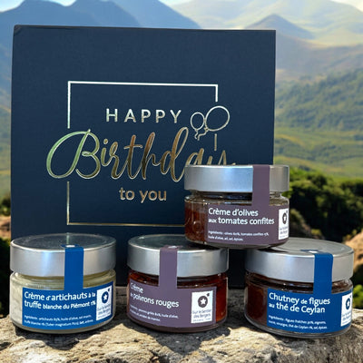 Happy Birthday Geschenkbox "Black Provence" - selectedbyjule - Geschenke