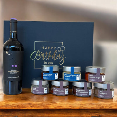 Happy Birthday Geschenkbox "Primitivo in der Provence" - selectedbyjule - Geschenk