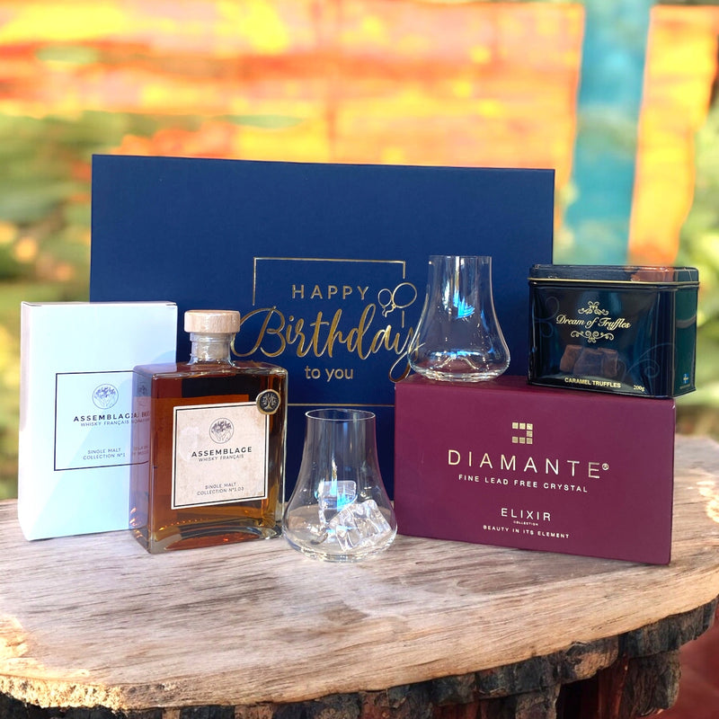 HAPPY BIRTHDAY - Geschenkbox "Whisky ASSEMBLAGE Kollektion Nr. 1.03" - selectedbyjule - Geschenk