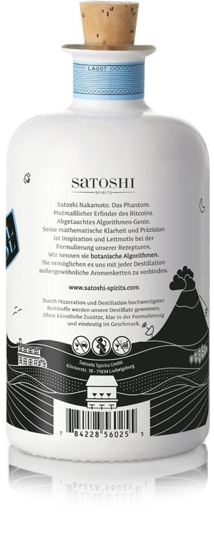 SATOSHI London Dry Gin mit sizilianischer Blutorange - selectedbyjule - Spirituose