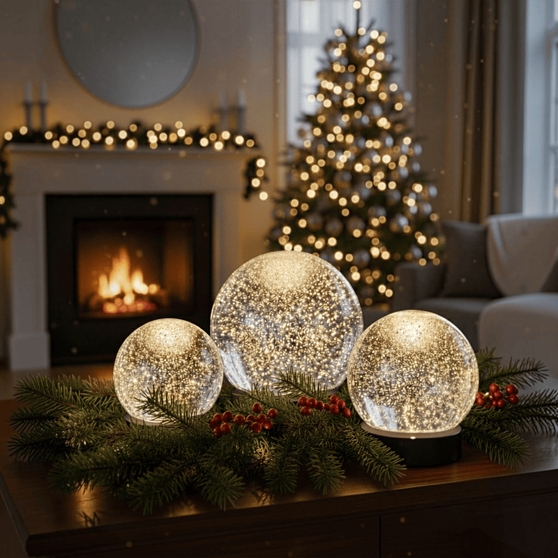 Sompex Bauble Weihnachtslampe LED – Weihnachtsleuchte in Weiß, Schwarz, Silber & Gold
