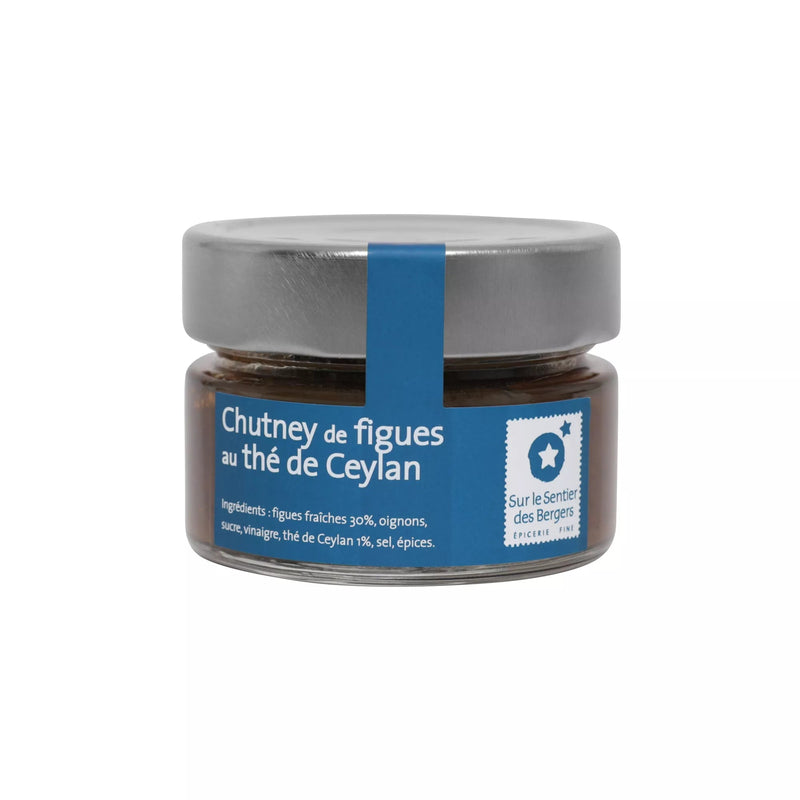 Sur le Sentier des Bergers - Feigenchutney mit Ceylon - Tee - 90g - selectedbyjule - Fruchtaufstrich