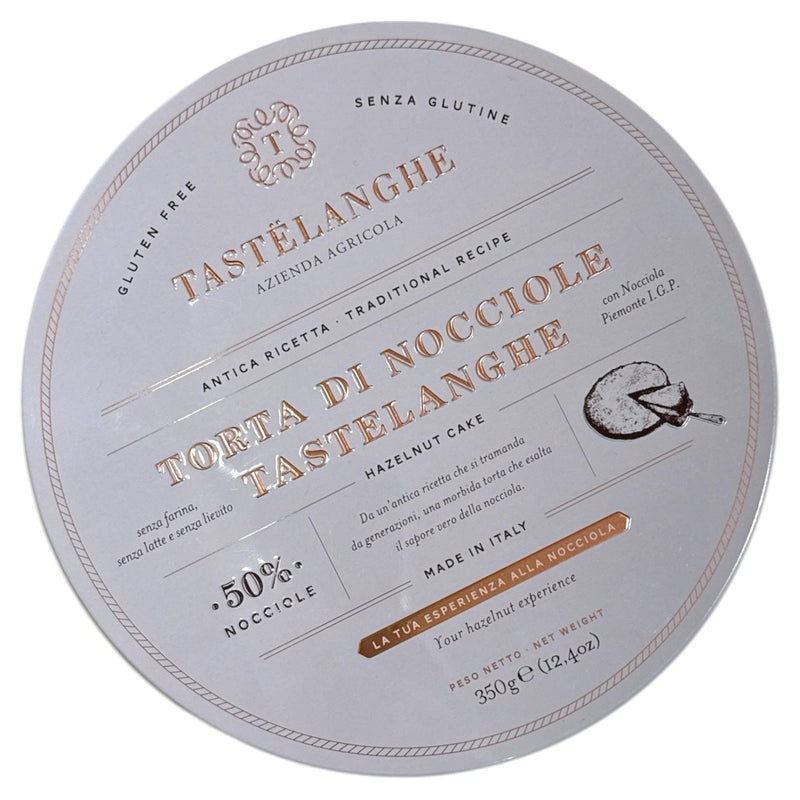 Tastelanghe - 🥮 Piemonteser Haselnuss - Kuchen in der Dose – Torta di Nocciole 350g - selectedbyjule - Haselnuss - Kuchen