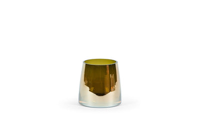 DEKOCANDLE Vase/Windlicht - Oliven Glanz 9x9cm - selectedbyjule - Vase