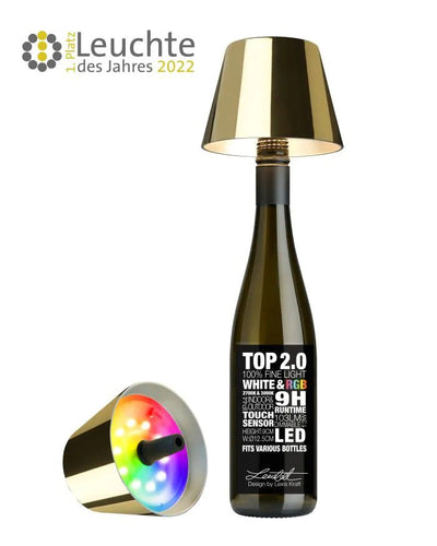 SOMPEX TOP mit verschiedenen Lichtfarben - selectedbyjule - Tischleuchte gold